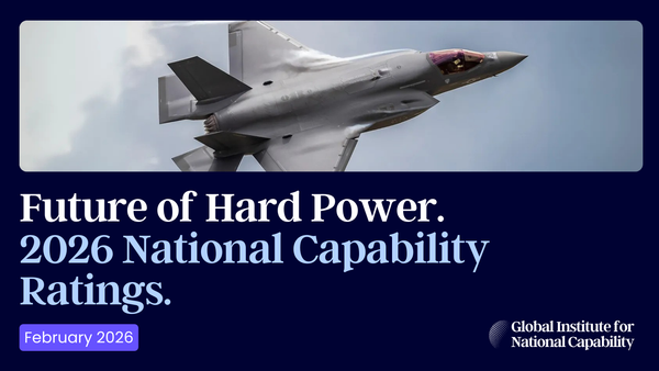 Future of Hard Power: 2026 National Capability Ratings